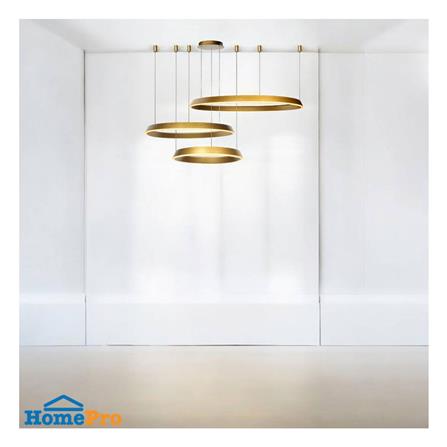 ไฟช่อ LED L&E 01-A0260 120 วัตต์ WARM WHITE สีทอง 3 หัว_2