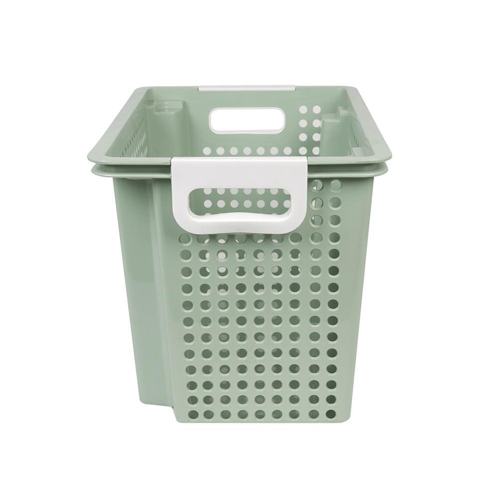 กล่องเก็บของ STACKO CIRCULAR 39.7x27.3x27.8 ซม. สีเขียว