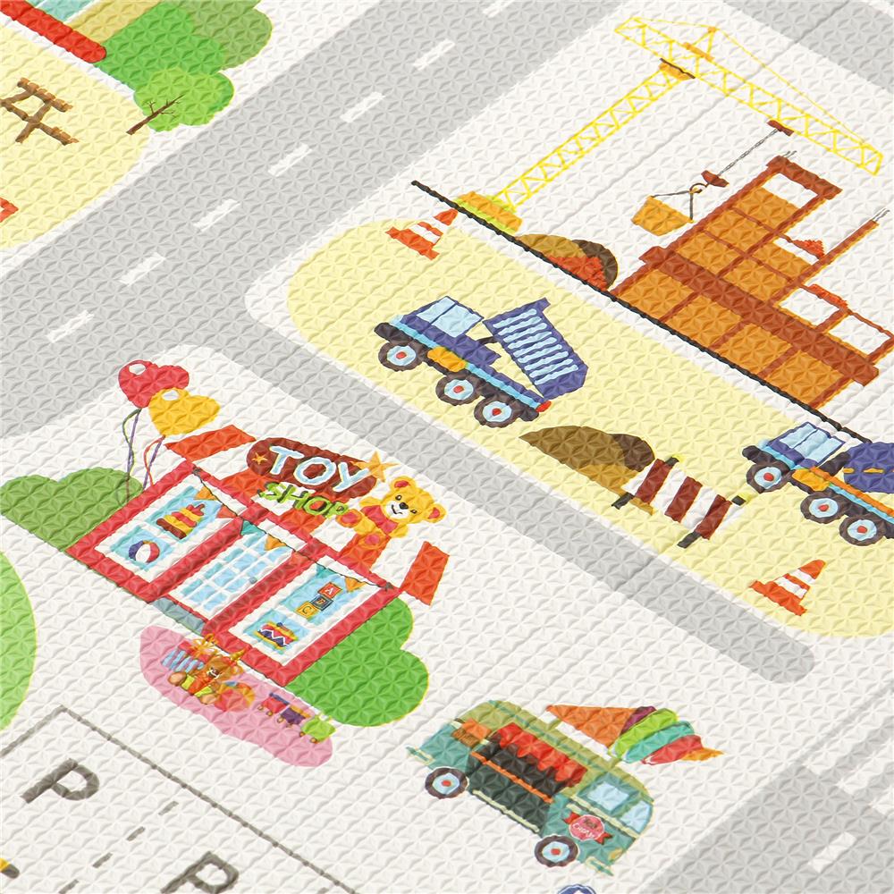 แผ่นอเนกประสงค์ HOME LIVING STYLE THE ROAD 130X190 ซม. สีเทา