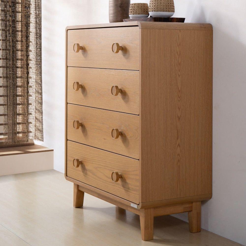 ตู้ลิ้นชัก 4 ลิ้นชัก SB FURNITURE HAGI 19218457 80 ซม. สีไม้อ่อน