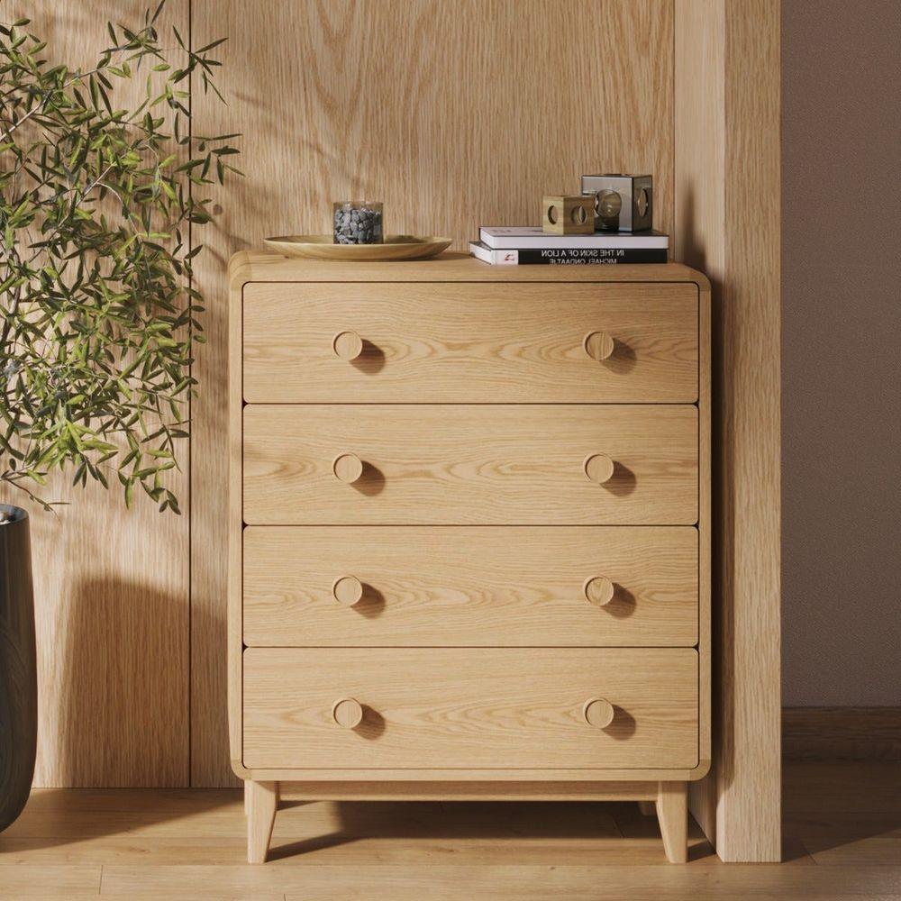 ตู้ลิ้นชัก 4 ลิ้นชัก SB FURNITURE HAGI 19218457 80 ซม. สีไม้อ่อน