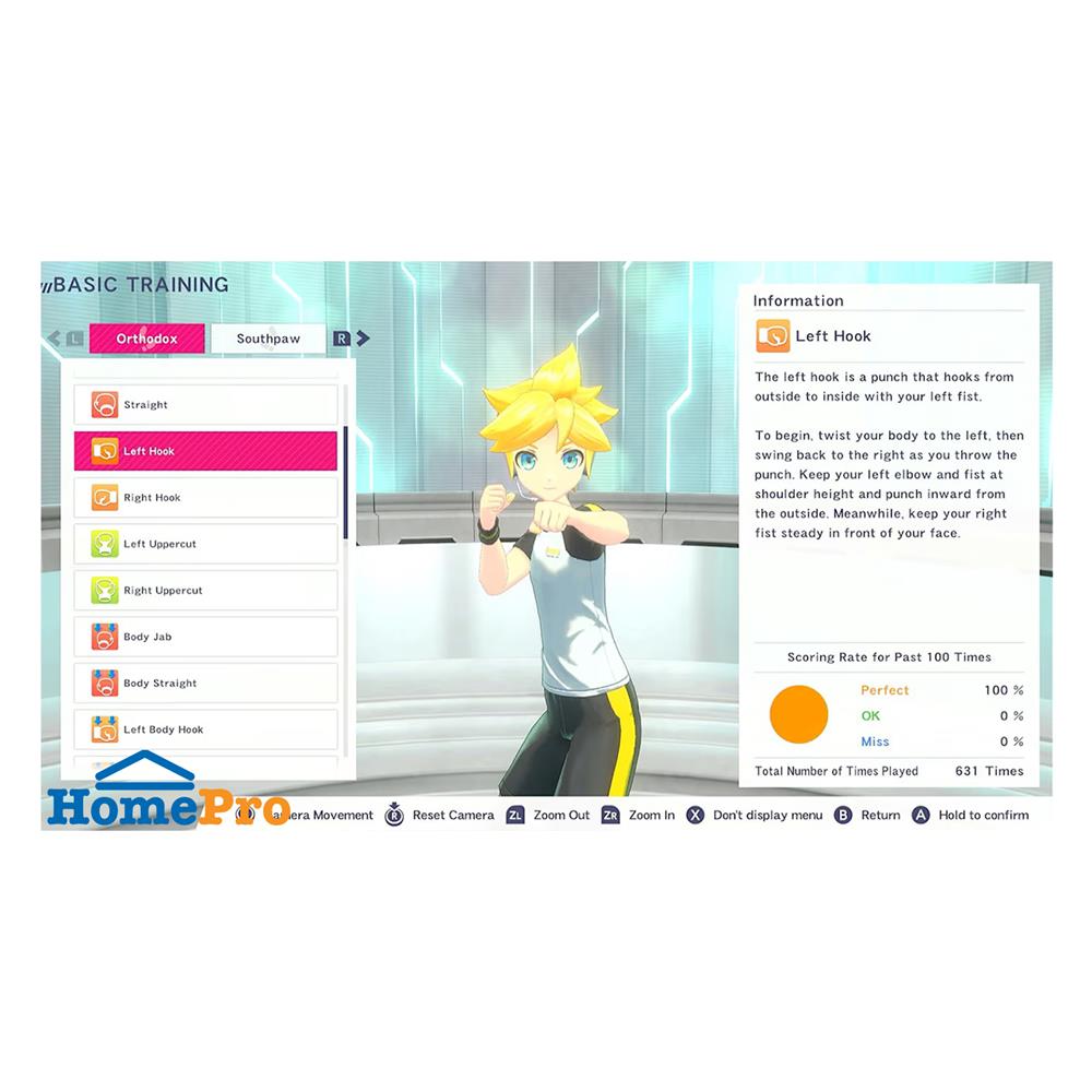 แผ่นเกม NINTENDO SWITCH FITNESS BOXING FEAT. HATSUNE MIKU