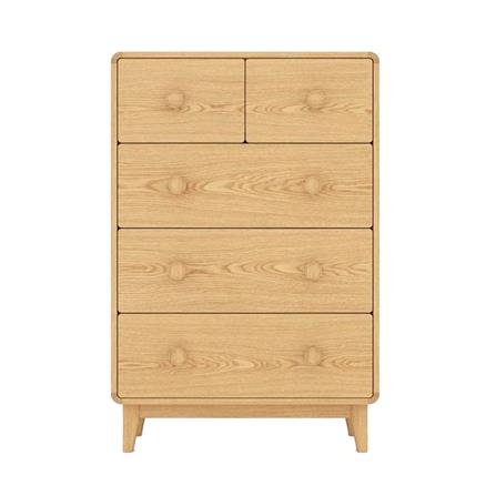 ตู้ลิ้นชัก 5 ลิ้นชัก SB FURNITURE HAGI 19218458 80 ซม. สีไม้อ่อน_0