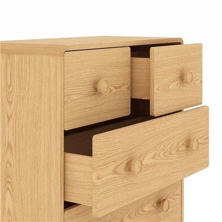 ตู้ลิ้นชัก 5 ลิ้นชัก SB FURNITURE HAGI 19218458 80 ซม. สีไม้อ่อน_1