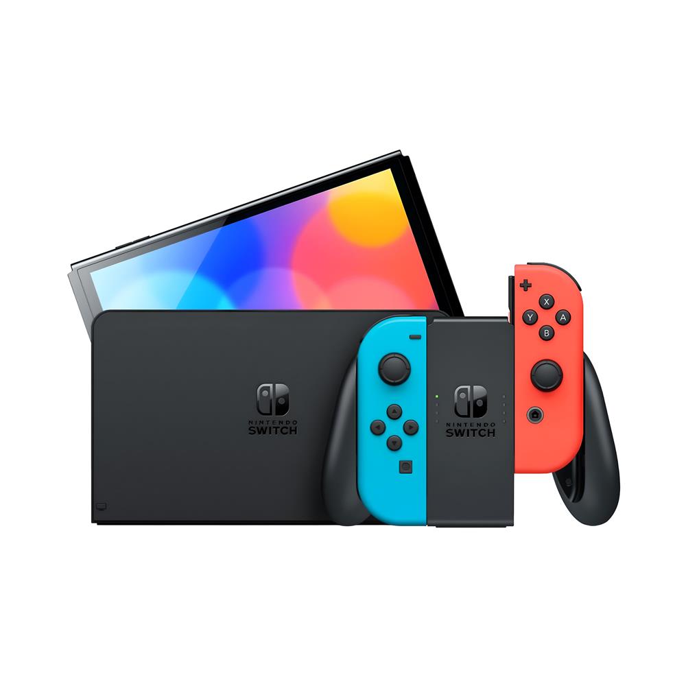 เกมคอนโซล NINTENDO SWITCH (OLED MODEL) NEON BLUE/NEON RED JOY-CON