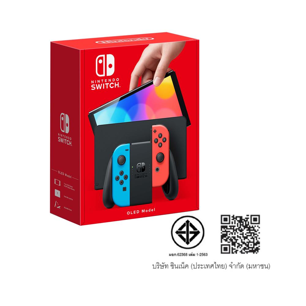 เกมคอนโซล NINTENDO SWITCH (OLED MODEL) NEON BLUE/NEON RED JOY-CON