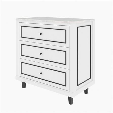 ตู้ลิ้นชัก 3 ลิ้นชัก SB FURNITURE ETERNO 19223411 90 ซม. สีขาว_0