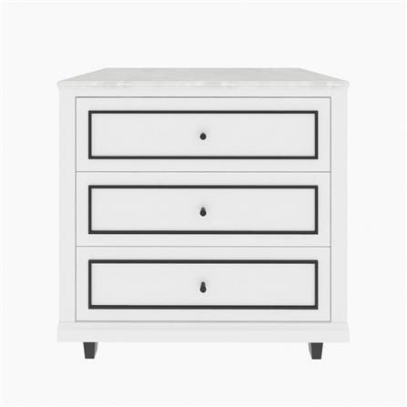 ตู้ลิ้นชัก 3 ลิ้นชัก SB FURNITURE ETERNO 19223411 90 ซม. สีขาว_1