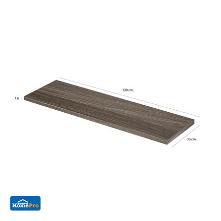 แผ่นชั้นไม้เมลามีน STACKO 120X30X1.6 ซม. สีวิชโอ๊ค_4