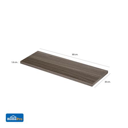 แผ่นชั้นไม้เมลามีน STACKO 80X30X1.6 ซม. สีวิชโอ๊ค_4