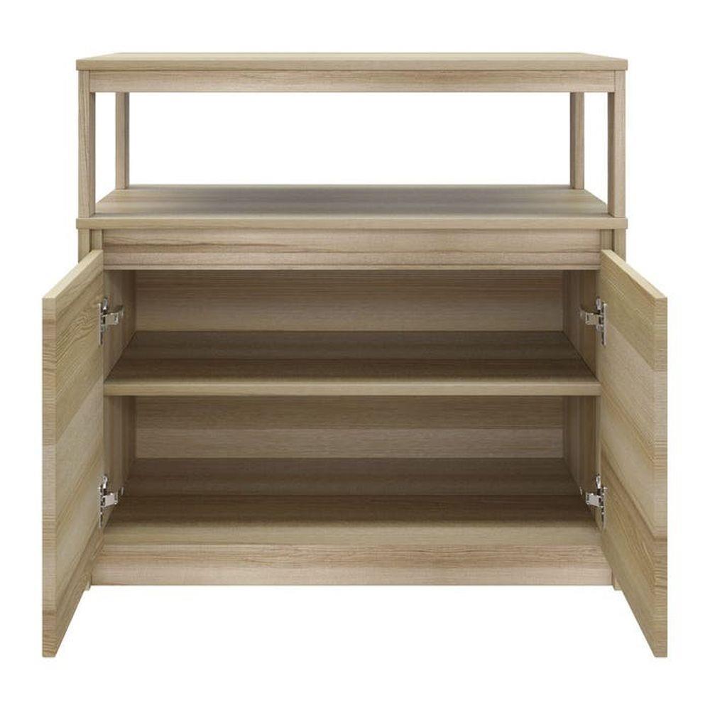 ตู้เตี้ยบานผสม KONCEPT BENITA 19229381 80 ซม. สีไม้อ่อน