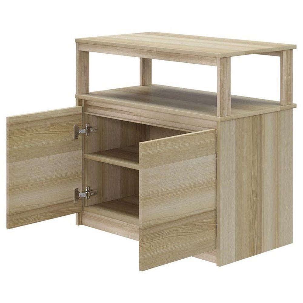 ตู้เตี้ยบานผสม KONCEPT BENITA 19229381 80 ซม. สีไม้อ่อน