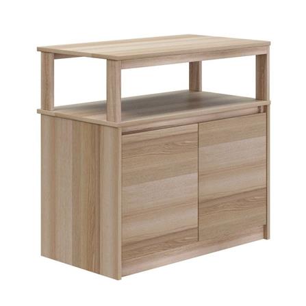 ตู้เตี้ยบานผสม KONCEPT BENITA 19229381 80 ซม. สีไม้อ่อน_2