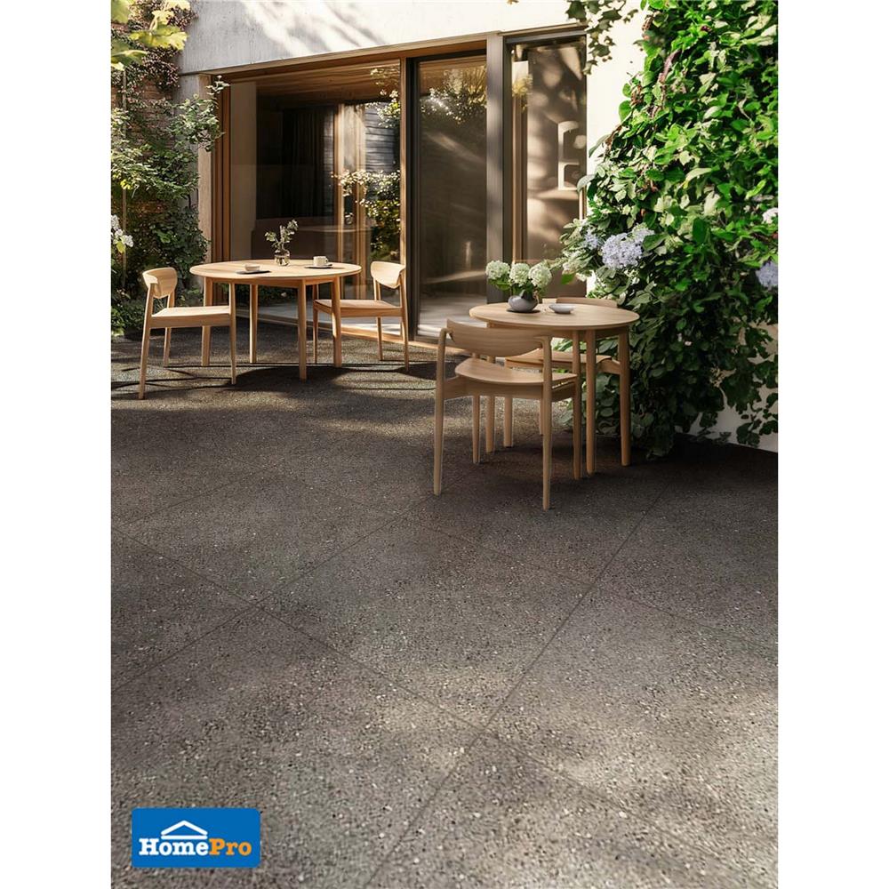 กระเบื้องพื้น 60x60 ซม. TARA แอสเตอร์ ดำ PM 1.44 ตร.ม.