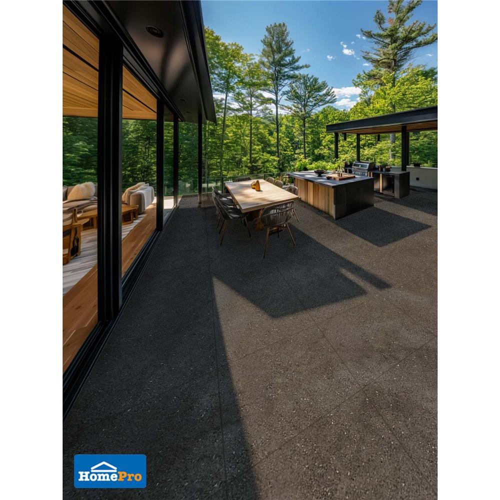 กระเบื้องพื้น 60x60 ซม. TARA แอสเตอร์ ดำ PM 1.44 ตร.ม.