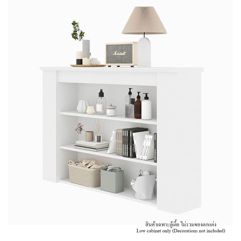 ตู้เตี้ย KONCEPT MONETA 19212749 120 ซม. สีขาว