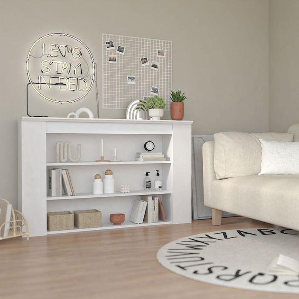 ตู้เตี้ย KONCEPT MONETA 19212749 120 ซม. สีขาว