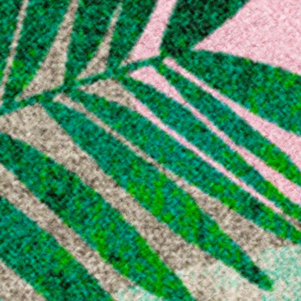 พรมเช็ดเท้าดักฝุ่น PRAW TROPICAL CHAMAEDOREA 50X75 ซม. สีเขียว