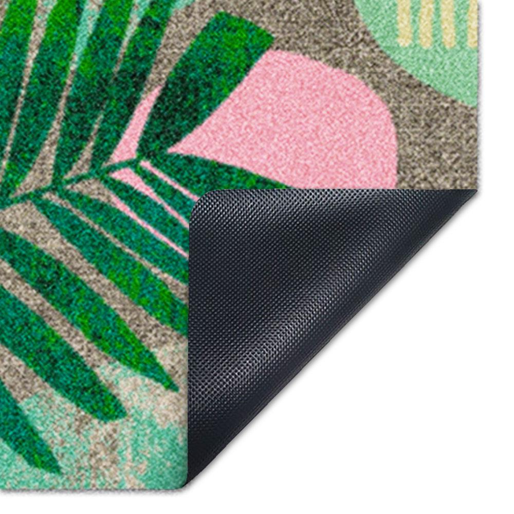 พรมเช็ดเท้าดักฝุ่น PRAW TROPICAL CHAMAEDOREA 50X75 ซม. สีเขียว