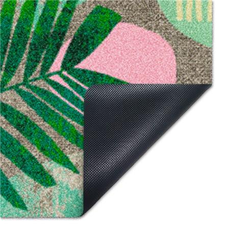 พรมเช็ดเท้าดักฝุ่น PRAW TROPICAL CHAMAEDOREA 50X75 ซม. สีเขียว_4