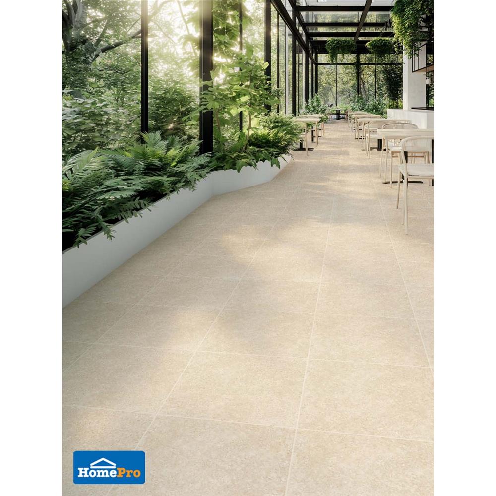 กระเบื้องพื้น 60x60 ซม. TARA เดอร์เรค เบจ PM 1.44 ตร.ม.