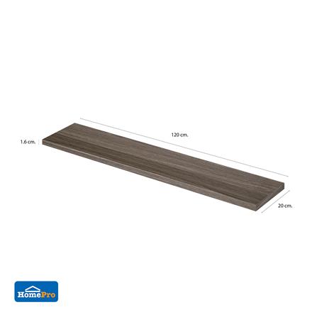 แผ่นชั้นไม้เมลามีน STACKO 120X20X1.6 ซม. สีวิชโอ๊ค_4