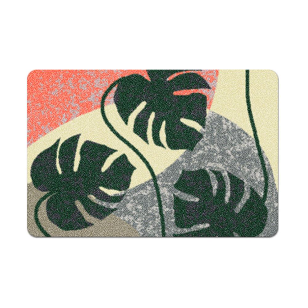 พรมเช็ดเท้าดักฝุ่น PRAW TROPICAL 50X75 ซม. สีเบจ