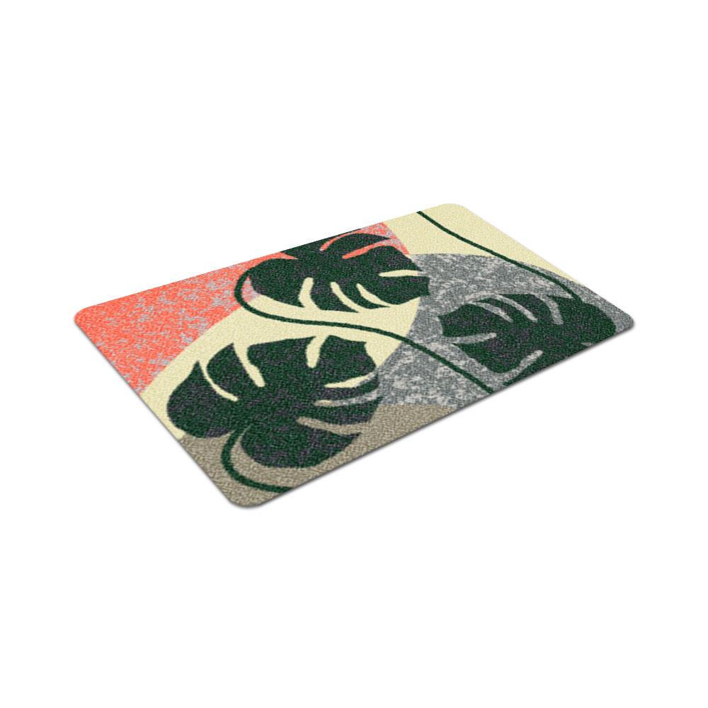 พรมเช็ดเท้าดักฝุ่น PRAW TROPICAL 50X75 ซม. สีเบจ