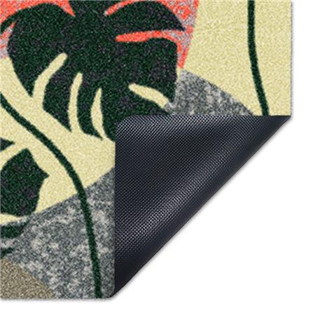 พรมเช็ดเท้าดักฝุ่น PRAW TROPICAL 50X75 ซม. สีเบจ_4