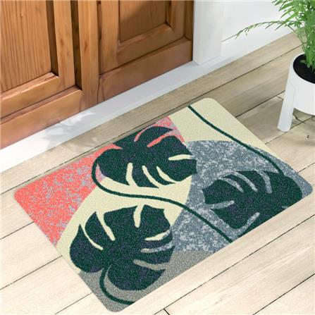 พรมเช็ดเท้าดักฝุ่น PRAW TROPICAL 50X75 ซม. สีเบจ_5