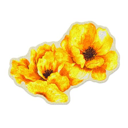 พรมเช็ดเท้าดักฝุ่น PRAW YELLOW BLOSSOM 75X100 ซม. สีเหลือง_0