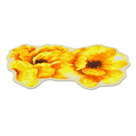 พรมเช็ดเท้าดักฝุ่น PRAW YELLOW BLOSSOM 75X100 ซม. สีเหลือง_2