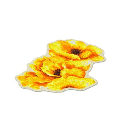 พรมเช็ดเท้าดักฝุ่น PRAW YELLOW BLOSSOM 75X100 ซม. สีเหลือง_3