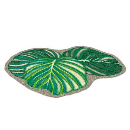 พรมเช็ดเท้าดักฝุ่น PRAW KLA BAITONG SH1 75X100 ซม. สีเขียว_2