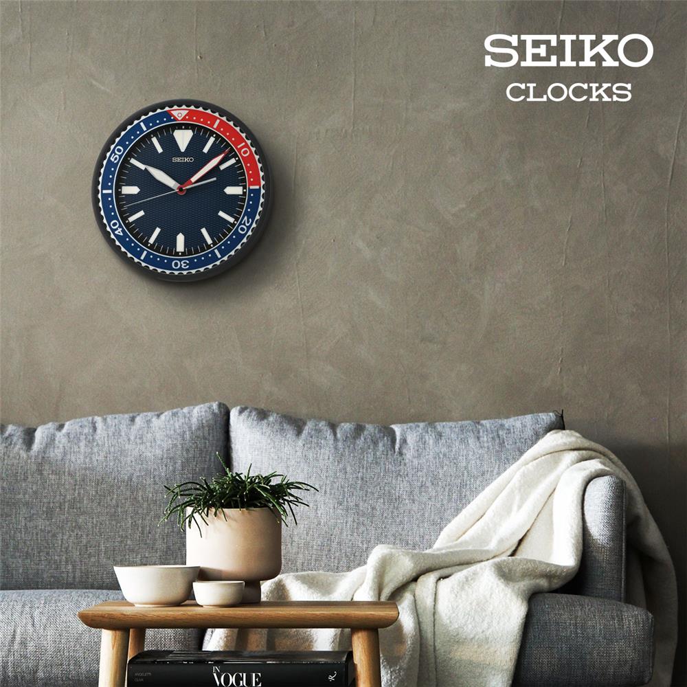 นาฬิกาแขวน SEIKO CLOCKS QXA791J 11.8 นิ้ว สีดำ