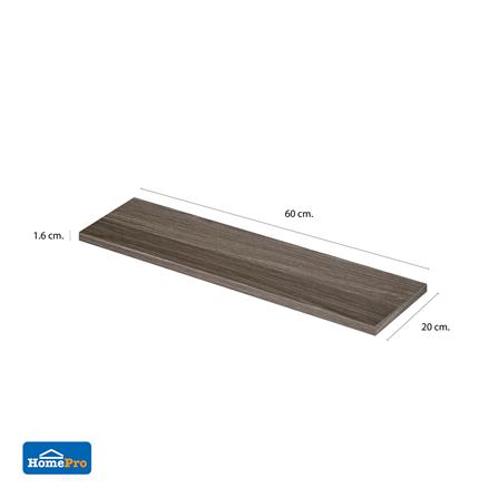 แผ่นชั้นไม้เมลามีน STACKO 60X20X1.6 ซม. สีวิชโอ๊ค_4