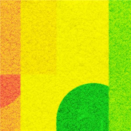 พรมเช็ดเท้าดักฝุ่น PRAW TROPICAL 70X190 ซม. หลากสี_1