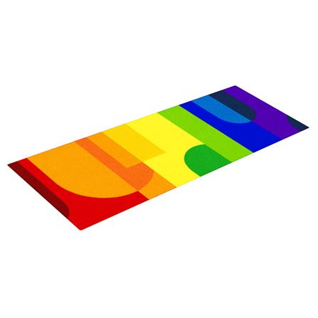 พรมเช็ดเท้าดักฝุ่น PRAW TROPICAL 70X190 ซม. หลากสี_2