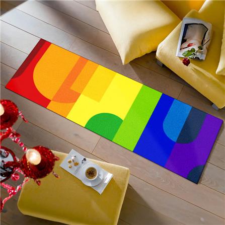 พรมเช็ดเท้าดักฝุ่น PRAW TROPICAL 70X190 ซม. หลากสี_5