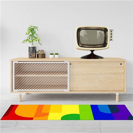 พรมเช็ดเท้าดักฝุ่น PRAW TROPICAL 70X190 ซม. หลากสี_6