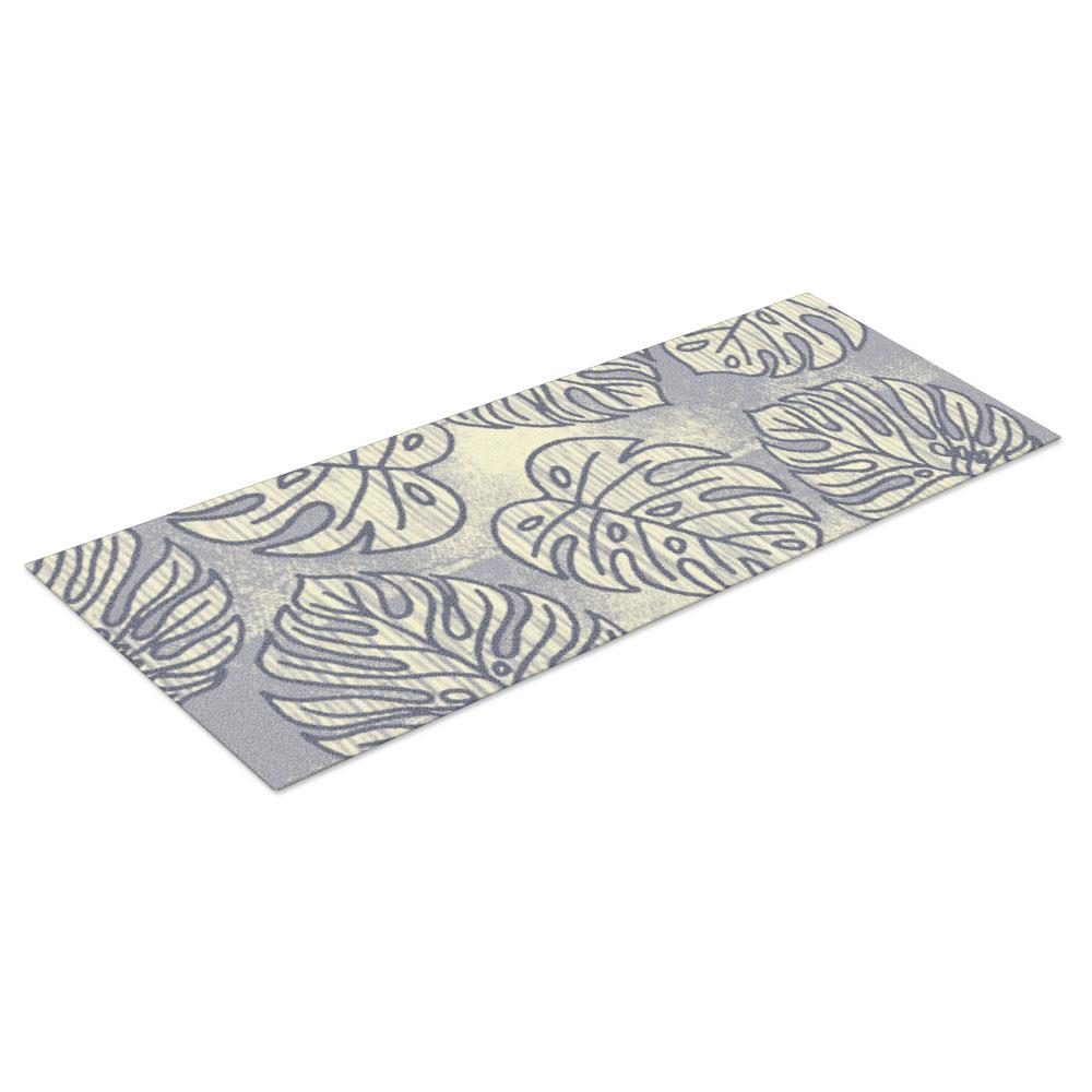 พรมเช็ดเท้าดักฝุ่น PRAW TROPICAL 70X190 ซม. สีเทา