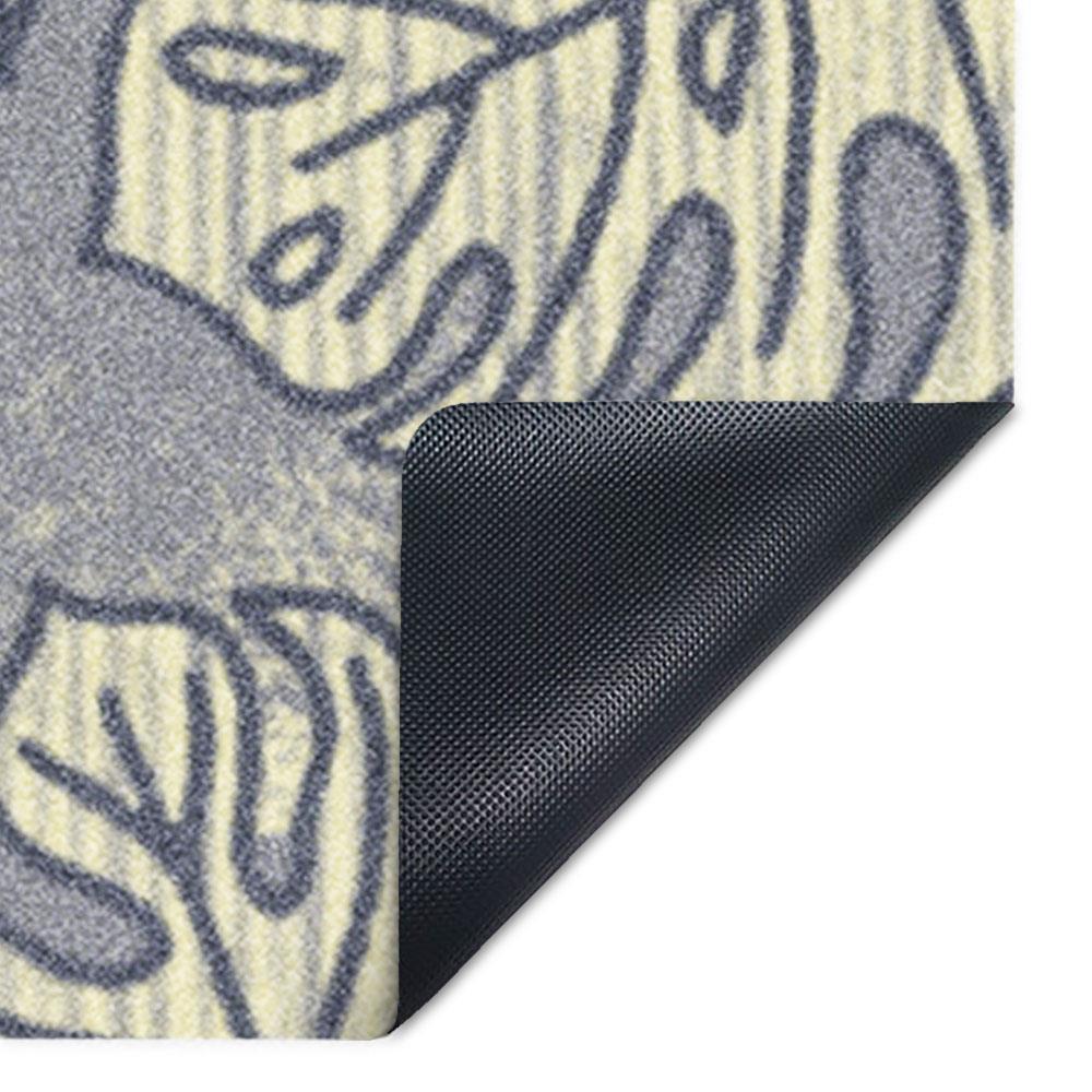 พรมเช็ดเท้าดักฝุ่น PRAW TROPICAL 70X190 ซม. สีเทา