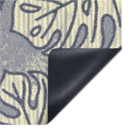 พรมเช็ดเท้าดักฝุ่น PRAW TROPICAL 70X190 ซม. สีเทา_4