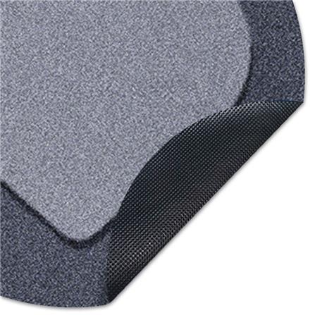 พรมเช็ดเท้าดักฝุ่น PRAW ROUND HEART GREY 75X75 ซม. สีเทา_4