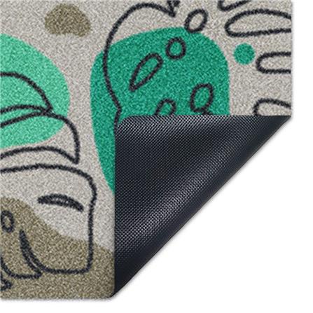 พรมเช็ดเท้าดักฝุ่น PRAW TROPICAL MONSTERA DE/PR238 50X75 ซม. สีเขียว_4