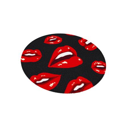 พรมเช็ดเท้าดักฝุ่น PRAW ROUND MAT 75X75 ซม. สีแดง_1