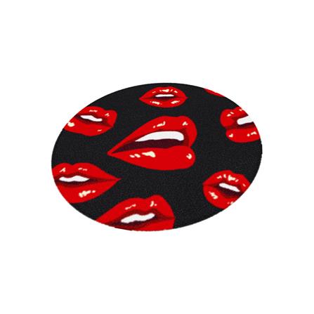 พรมเช็ดเท้าดักฝุ่น PRAW ROUND MAT 75X75 ซม. สีแดง_2