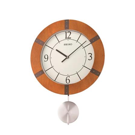 นาฬิกาแขวน SEIKO CLOCKS QXC241A 21.6X15.5 นิ้ว สีน้ำตาล