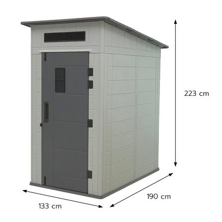 บ้านเก็บของกลางแจ้ง SPRING ATHOS SOLAR LAMP 133x223 ซม._14