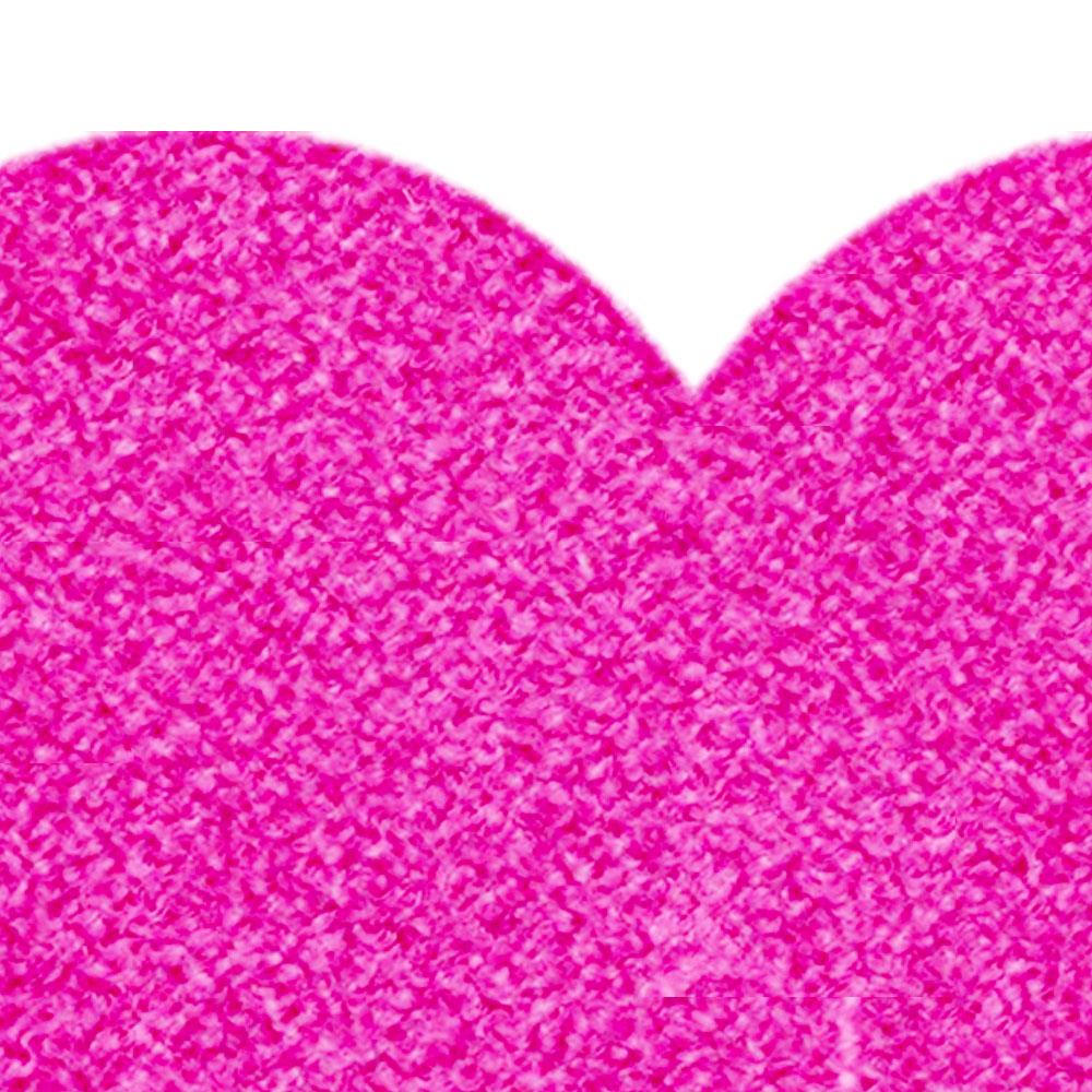 พรมเช็ดเท้าดักฝุ่น PRAW HEART-SH ROSE PINK 75X75 ซม. สีชมพู